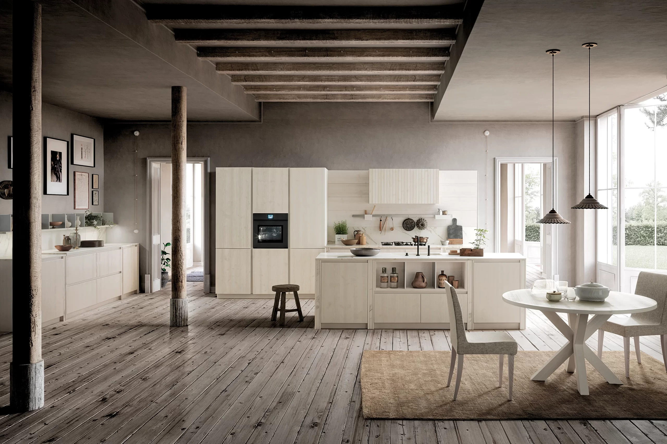 Vivere spazi open space: come unire cucina e living con stile
